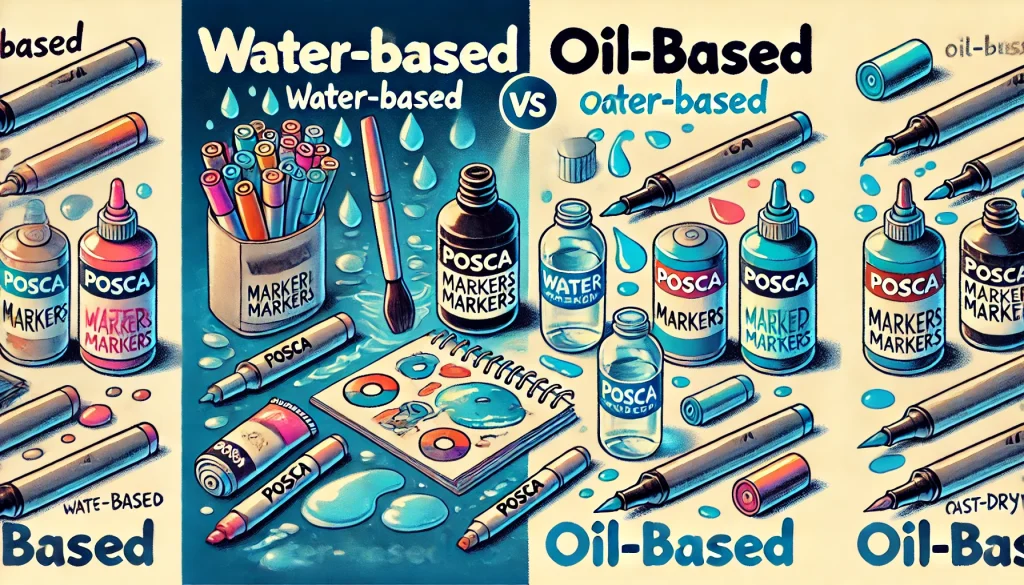 水性と油性の比較！用途に合わせたマーカー選び